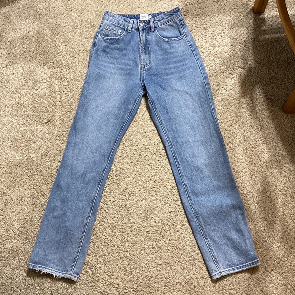 Princess Polly Denim Jeans Long US 2 High Rise